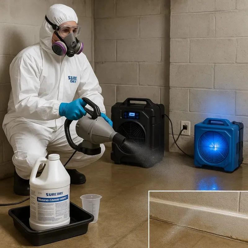 Sanitization and Odor Removal process in Croswell, MI